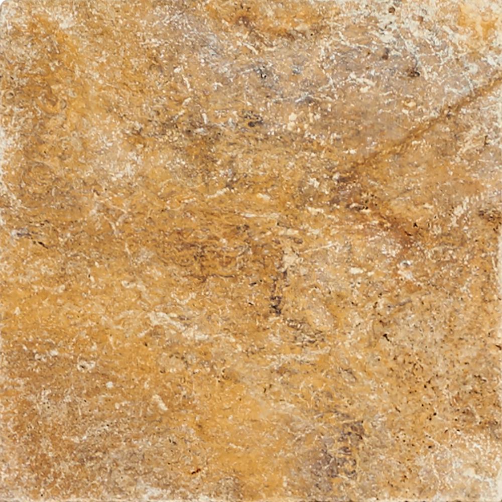 Silver Pattern Tumbled Travertine Paver Kit (10-Kits/160 Sq. ft. / Pallet) - Super Arbor