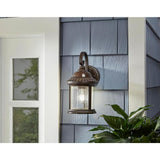 Bronze Motion Sensor Outdoor Wall Mount Coach Light Sconce