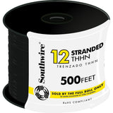 500 ft. 12 White Stranded CU THHN Wire - Super Arbor