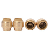 SharkBite 4-Pack 1/2-in Push-to-Connect dia Cap Push Fitting