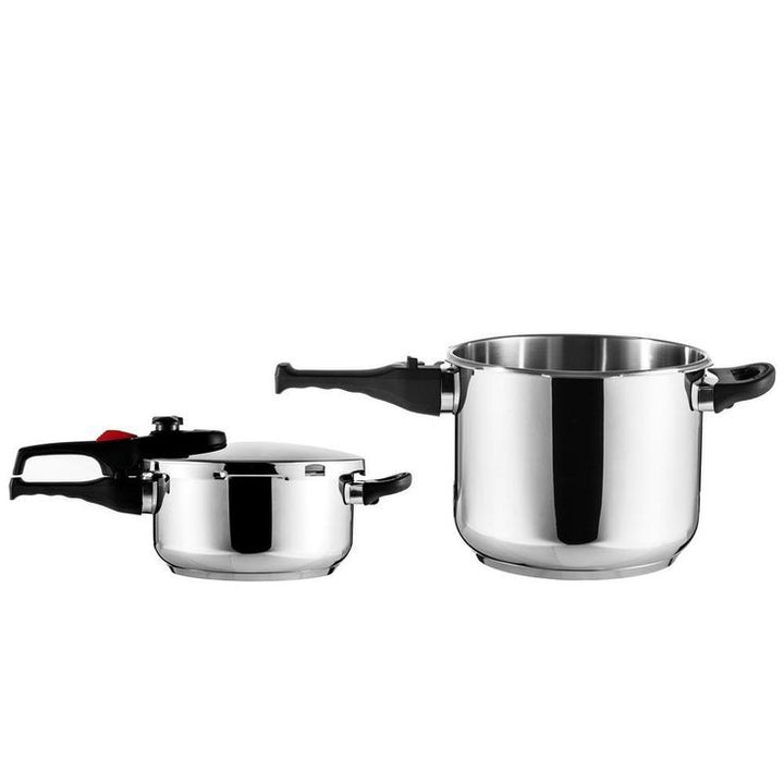 Practika Plus 6.3 Qt. Stainless Steel Stovetop Pressure Cookers