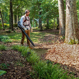 Lawnmaster NO-PULL 175 MPH 470 CFM 31cc Gas with Electronic Start Backpack Leaf Blower