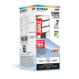 30/70/100W Equivalent Daylight (6500K) Spiral 3-Way CFL Light Bulb - Super Arbor