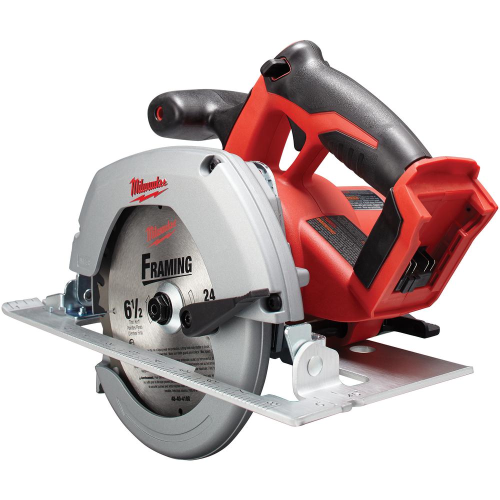M18 18-Volt Lithium-Ion Cordless 6-1/2 in. Circular Saw W/ M18 Starter Kit (1) 5.0Ah Battery & Charger - Super Arbor