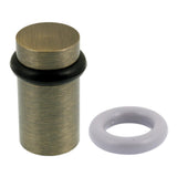 Matte Black Solid Brass High Clearance Flat Top Floor Door Stop - Super Arbor