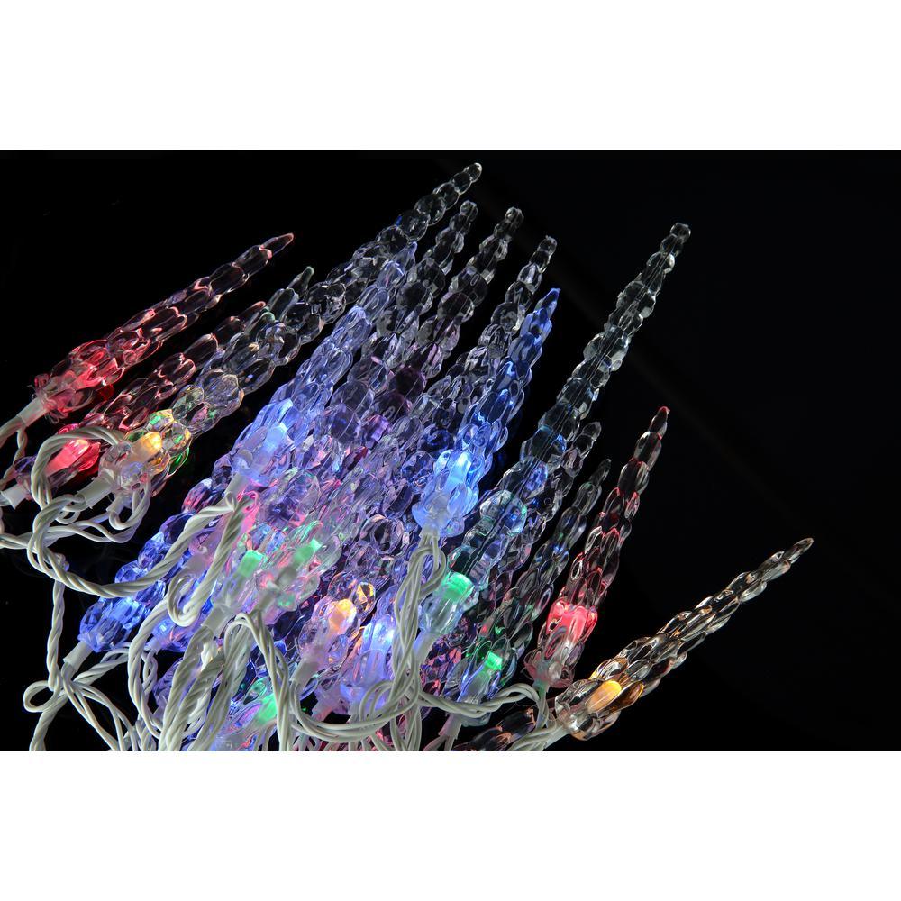 Bundle - 80 Light Multi- Color Icicle LED Light with Wireless Smart Control + 80 Light Add-on - Super Arbor