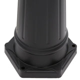 Suffolk 3-Light Matte Black Outdoor Surface-Mount Post Fixture