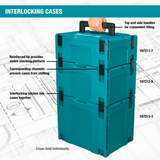 Makita 15.5 in. Small Interlocking Tool Box (MAKPAC)