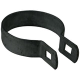 Everbilt 2-3/8 in. Chain Link Fence Black Steel Brace Band