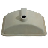 LUXIER 21 in. x 14-3/4 in. Rectangular Ceramic Undermount Bathroom Sink in White with Overflow