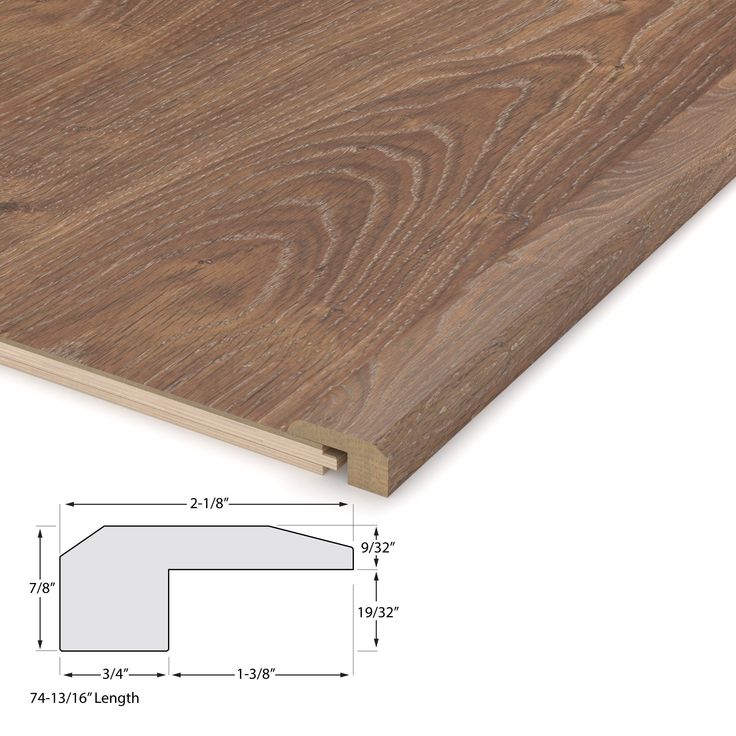 Cali Hardwoods 2.32-in x 75.2-in Knotty Barrel Wood Floor Threshold