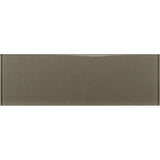 MSI Metallic 4 in. x 12 in. Glossy Glass Gray Subway Tile (5 sq. ft. / case)