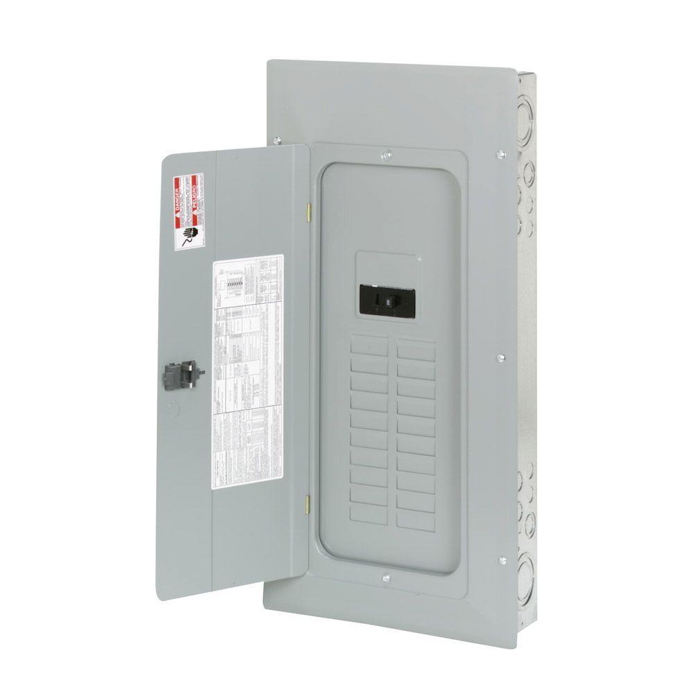 BR 100 Amp 20-Space 40-Circuit Indoor Main Breaker Load Center with Combination Cover - Super Arbor