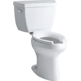 Highline 2-piece 1.28 GPF Single Flush Elongated Toilet in Biscuit, Seat Not Included - Super Arbor