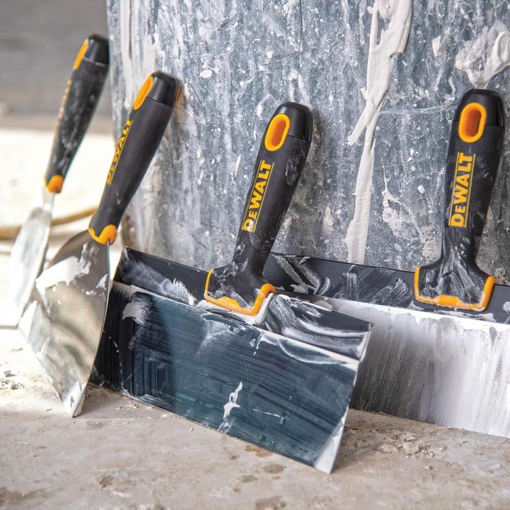 10 in. Stainless Steel Hammer-End Taping Knife with Soft Grip Handle