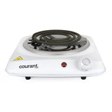 Single Burner 5 in. White Hot Plate with Temperature Control