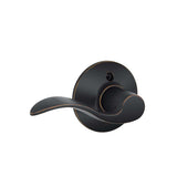 Schlage Accent Traditional Aged Bronze Dummy Lever – Left Handed