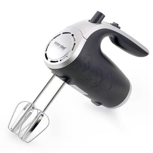 Better Chef 6-in Cord 2-Speed Black Hand Mixer