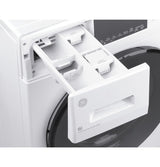 GE 2.4 cu. ft. White High-Efficiency 120-Volt Ventless Electric All-in-One Washer Dryer Combo