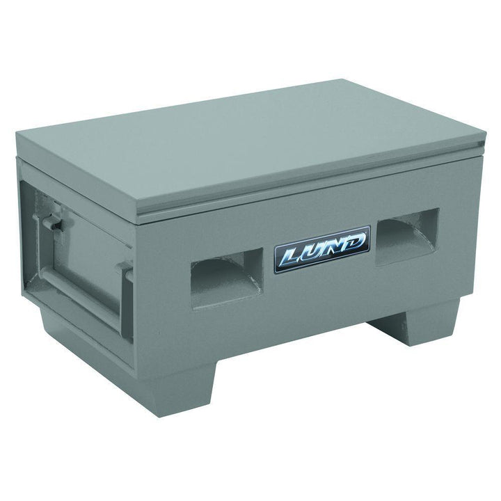 Lund 60 in Grey Steel Full Size Chest Truck Tool Box with mounting hardware and keys included - Super Arbor