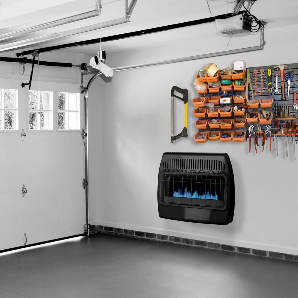 30,000 BTU Blue Flame Vent-Free Thermostatic Garage Heater - Super Arbor