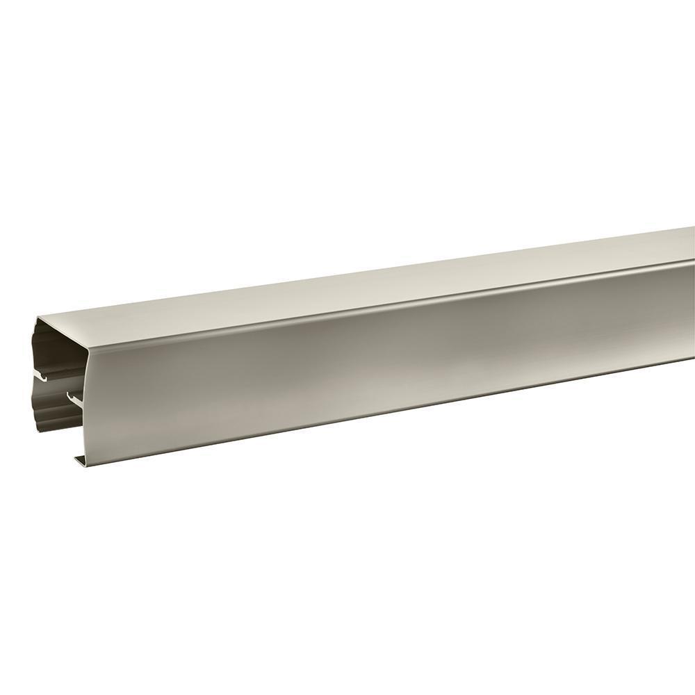 Crestfield 60 in. x 58-1/8 in. Traditional Semi-Frameless Sliding Bathtub Door in Bronze and 1/4 in. (6mm) Niebla Glass - Super Arbor