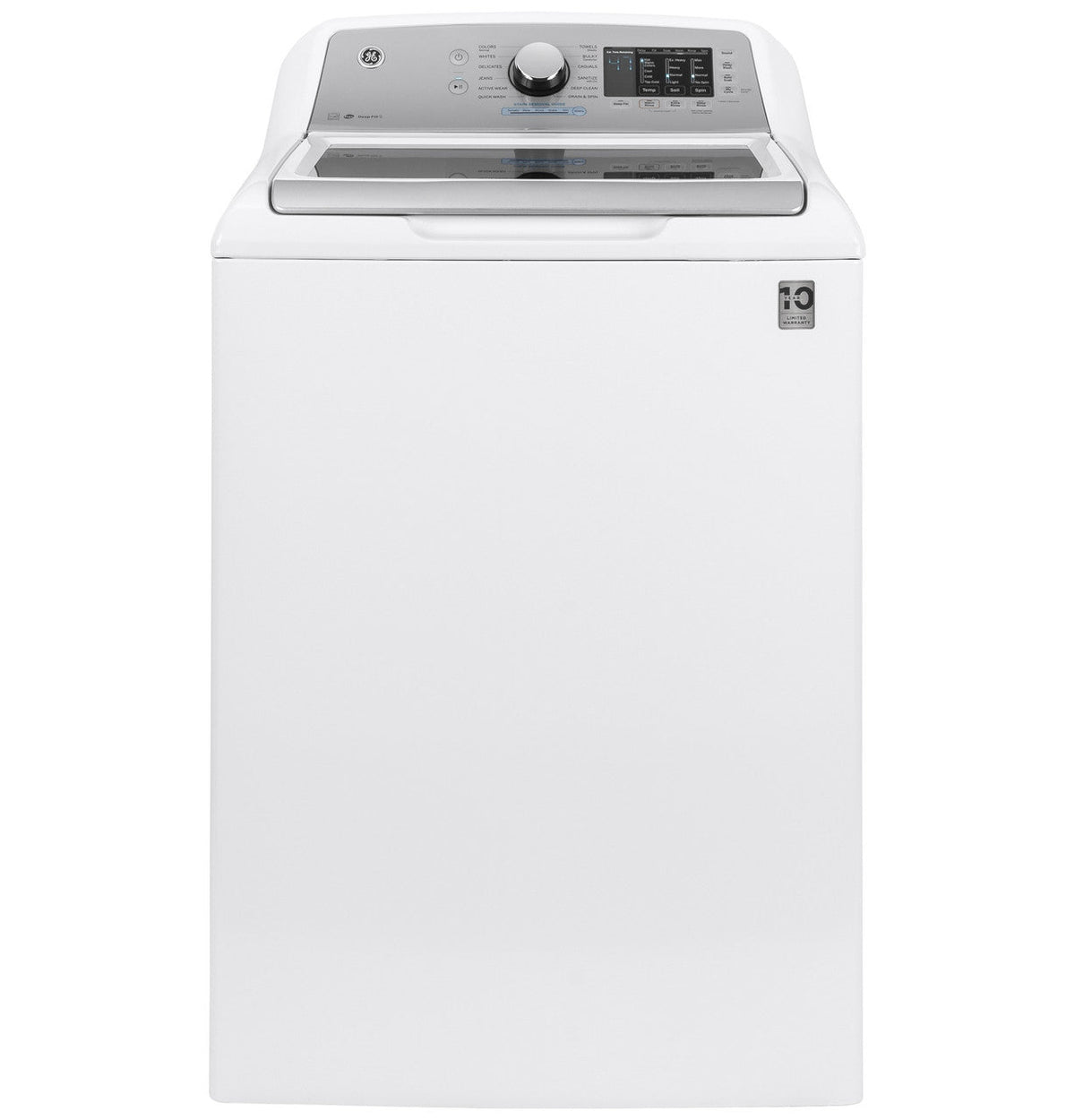 GE 4.8-cu ft High Efficiency Top-Load Washer, Diamond Gray/White, ENERGY STAR (GTW720 Series)