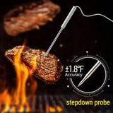 Wireless Remote Digital Cooking Food Meat Thermometer with Dual Probe for Smoker Grill Oven BBQ