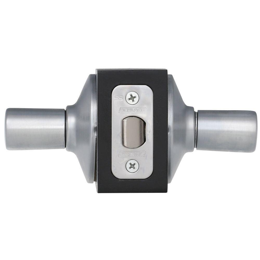 Elan Satin Chrome Passage Hall/Closet Door Lever - Super Arbor