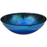Chilasa Vessel Sink in Blue - Super Arbor