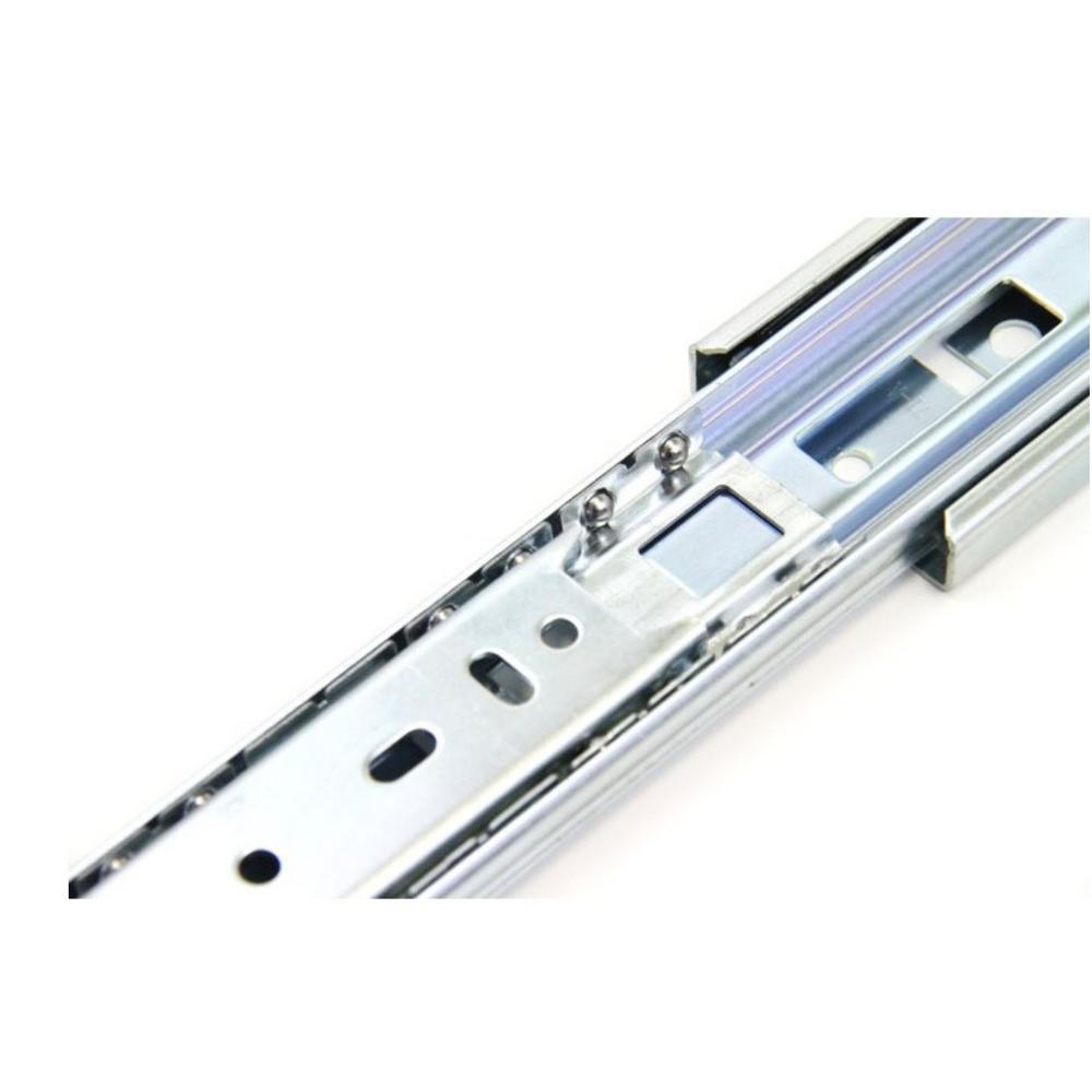 22 in. Full Extension Ball Bearing Side Mount Soft Close Drawer Slide with Rear Bracket Set (8-Pair) - Super Arbor