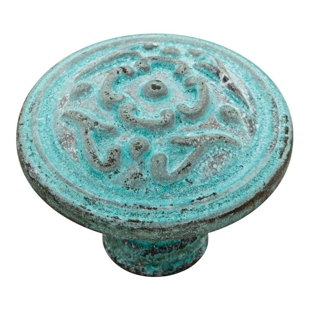 French Lace 1-1/2 in. (38mm) Venetian Bronze Round Cabinet Knob - Super Arbor