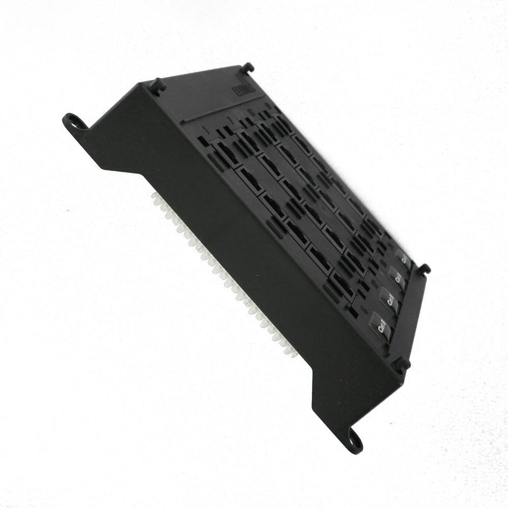Structured Media Twist and Mount Patch Panel with 24 Cat 6 Ports - Black - Super Arbor