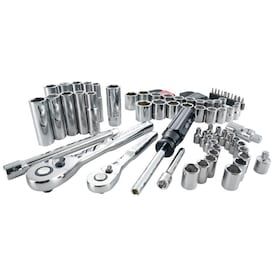 CRAFTSMAN 83-Piece Standard (SAE) and Metric Polished Chrome Mechanics Tool Set