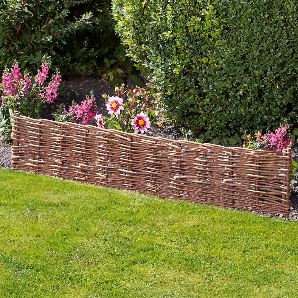 MGP 4 ft. Woven Willow Edging - Super Arbor