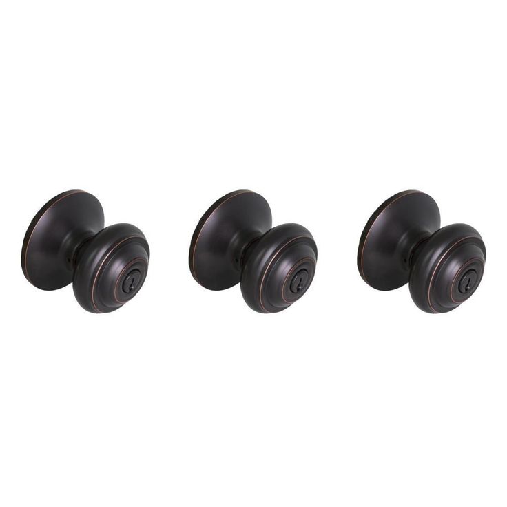 Madrid Matte Black Keyed Entry Door Knob
