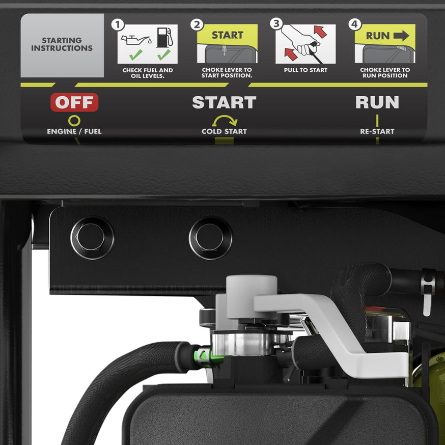 RYOBI 4000-Watt Gasoline Powered Digital Inverter Generator