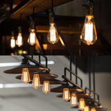 YANSUN 60-Watt ST64 E26 Edison Incandescent Light Bulb (6-Pack)