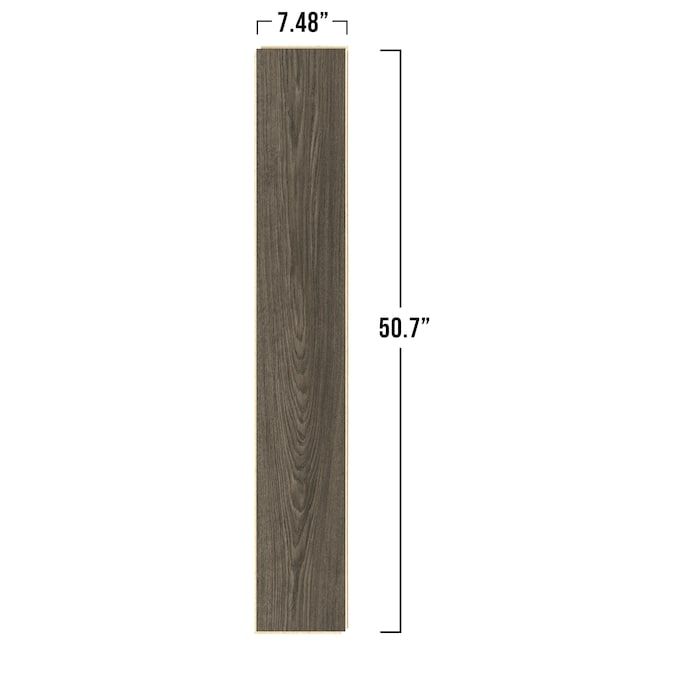 STAINMASTER Shadow Pond Oak 10-mm T x 7-1/2-in W x 50-in L Waterproof Wood Plank Laminate Flooring (21.06-sq ft / Carton)