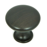 1.25 in. Matte Black Round Cabinet Knob (Pack of 10) - Super Arbor