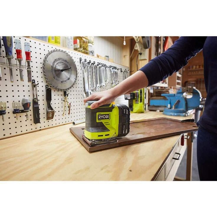 18-Volt ONE+ Lithium-Ion Cordless Orbital Jig Saw and 1/4 Sheet Sander with Dust Bag (Tools Only)