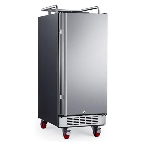 EdgeStar Quarter-Barrel Keg Stainless Steel Digital Kegerator