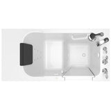 Gelcoat Premium Series 48 in. x 28 in. Right Hand Walk-In Whirlpool Bathtub in White - Super Arbor