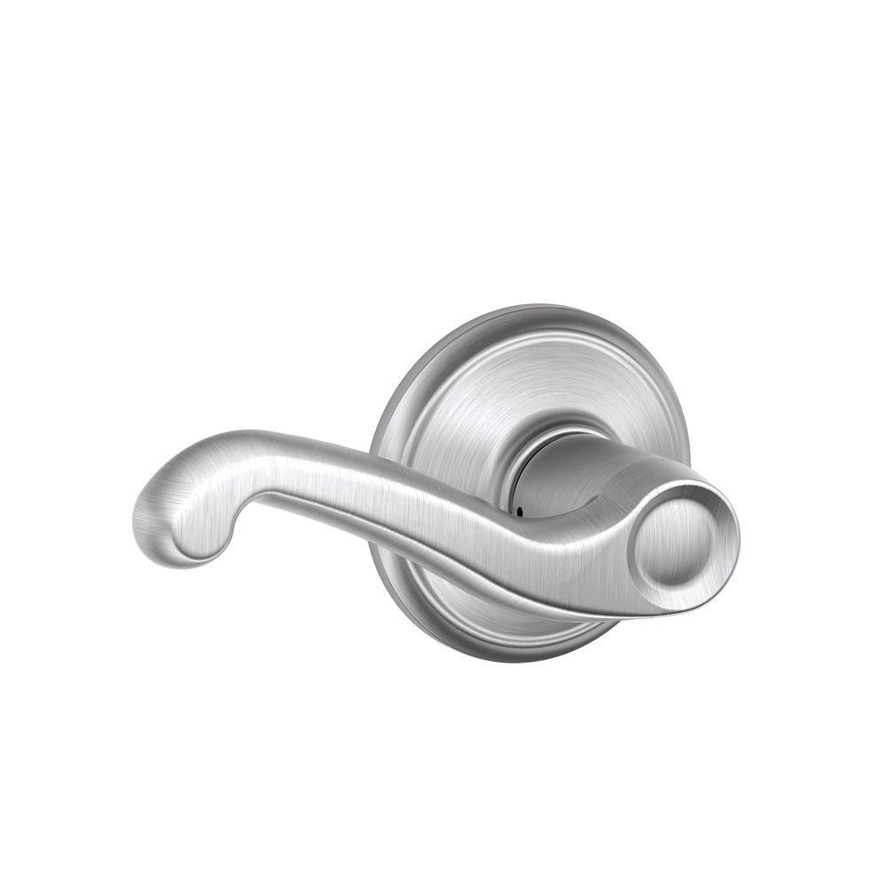 Flair Bright Brass Passage Hall/Closet Door Lever - Super Arbor