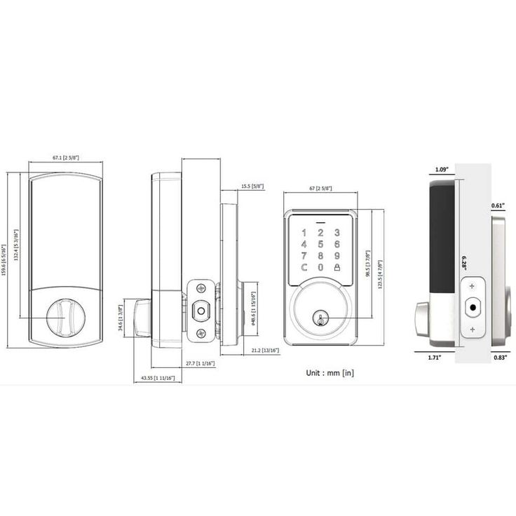 Defiant Square Satin Nickel Smart Wi-Fi Deadbolt Powered By Hubspace