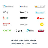 Smart Home Control (2-Switch Panel) for Amazon Alexa, Google Assistant, Apple HomeKit, Ring, Sonos and More - Super Arbor