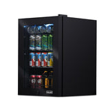NewAir 90-Can Capacity (2.2-cu ft) Residential Black Built-In/Freestanding Beverage Center