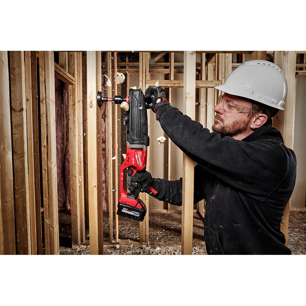 M18 FUEL 18-Volt Lithium-Ion Brushless Cordless GEN 2 SUPER HAWG 7/16 in. Right Angle Drill QUIK-LOK Kit - Super Arbor