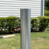 Everbilt 2-3/8 in. Dia x 5.5 ft. 16-Gauge Galvanized Steel Chain Link Fence Corner Fence Post
