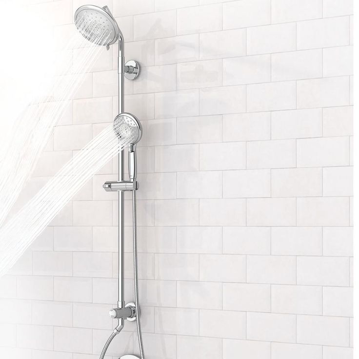 Spectra Versa 4-Spray Round 36 in. Shower System Kit with Hand Shower 1.8 GPM in Polished Chrome